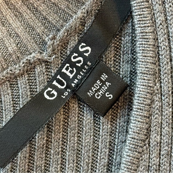 GUESS Women’s Size Small Convertible Long Sleeve Teagan Cut Out Mock Neck Dress - Picture 6 of 12